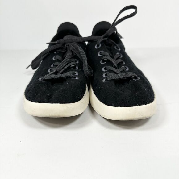 Allbirds Wool Piper Black White Walking Casual Low Shoe Sneaker Mens Size 12 - Picture 2 of 8